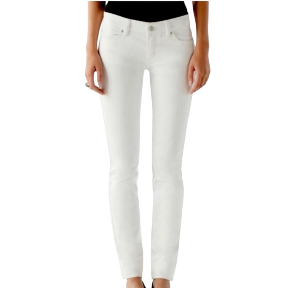 White House Black Market embellished jeans Noir Collection Slim leg Sz 4R